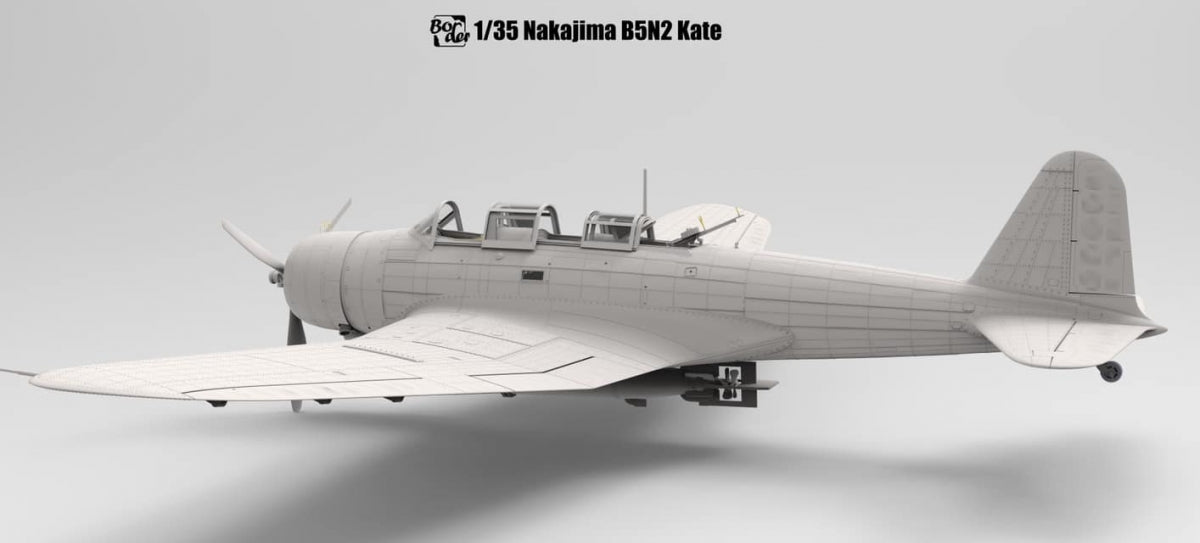 Border Model BF-005 Nakajima B5N2 Type 97 Carrier Attack Bomber &amp;quot;Kate&amp;quot; w/ Full interior 1/35 – zdjęcie 6