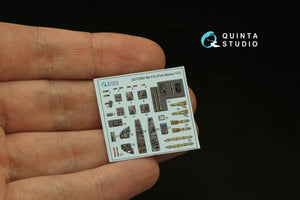 Quinta Studio QD72062 Me 410 3D-Printed &amp;amp; coloured Interior on decal paper (Fine Molds) 1/72 – imagen 3