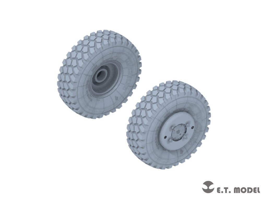 E.T. Model P35-126 Modern U.S. M1070 Truck Tractor Sagged Wheels for Hobby Boss kit 1/35 – immagine 2