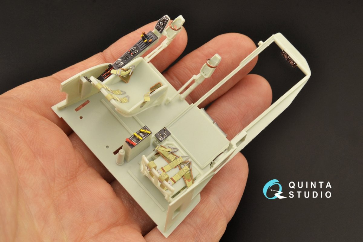 Quinta Studio QD32125 He 111 P/H 3D-Printed &amp;amp; coloured Interior on decal paper (Revell/ProModeler) 1/32 – Bild 6