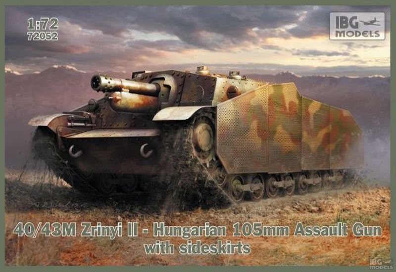 IBG 72052 40/43M Zrinyi II Hungarian 105mm Assault Gun 1/72