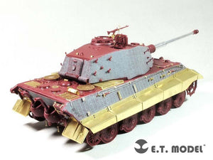 ET Model EA35-121 Garde-boue et jupes latérales pour char King Tiger allemand de la Seconde Guerre mondiale, compatible avec la maquette Meng au 1/35 – image 3