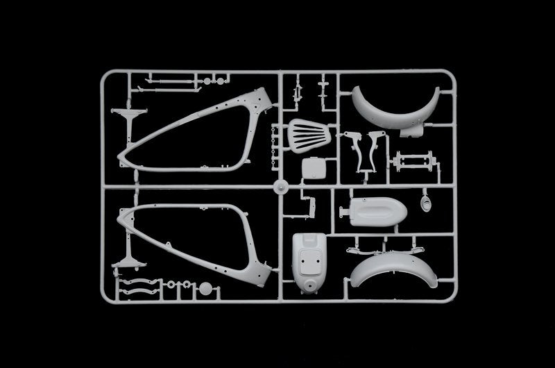 Italeri 7406 ZUNDAPP KS 750 with Sidecar 1/9 – immagine 10