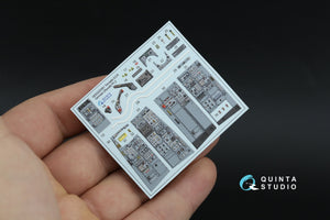 Quinta Studio QDS+32261 Tornado ECR German 3D-Printed &amp; coloured Interior on decal paper (Revell) (Small version) (with 3D-printed resin parts) 1/32