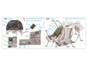 Quinta Studio QD32192 Spitfire Mk.1 (Mid) 3D-Printed &amp;amp; coloured Interior on decal paper (Kotare) 1/32 – imagen 2