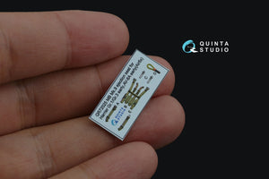 Quinta Studio QD72126 AV-8A early 3D-Printed coloured Interior on decal paper (Airfix) 1/72 – Bild 8