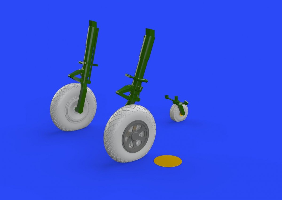 Eduard 632088 P-47D wheels HASEGAWA 1/32
