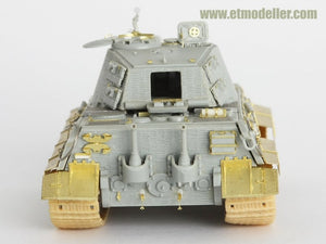 E.T. Model E72-004 WWII German KING TIGER (Henschel Turret) For DRAGON 7240 1/72 – immagine 4