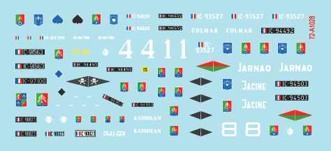 Star Decals 72-A1028 Indochine n° 1. La Légion étrangère - 1er REC - Régiment étranger de cavalerie 1/72 – image 3