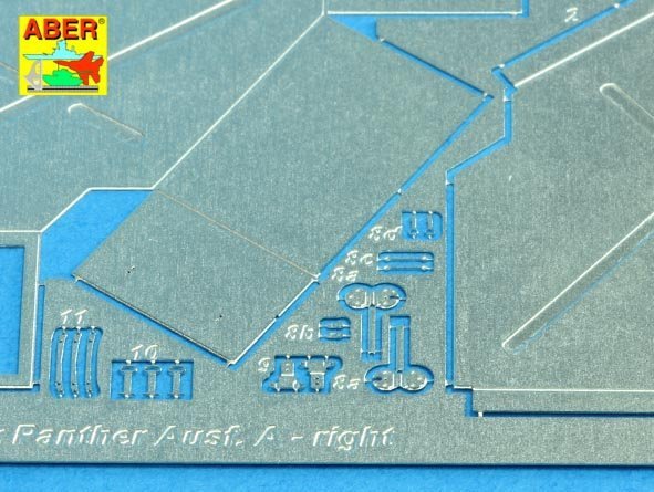 Aber 25020 Rear boxes for (Sd.Kfz. 171) Panther Ausf.A 1/25 – imagen 4