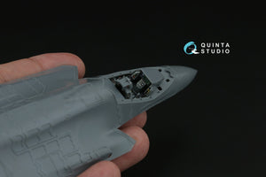 Intérieur imprimé en 3D et coloré sur papier décalcomanie Quinta Studio QD72192 F-35C Lighting II (Italeri) 1/72 – image 9
