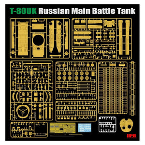 Rye Field Model 5115 Russian T-80UK Main Battle tank 1/35 – imagen 2