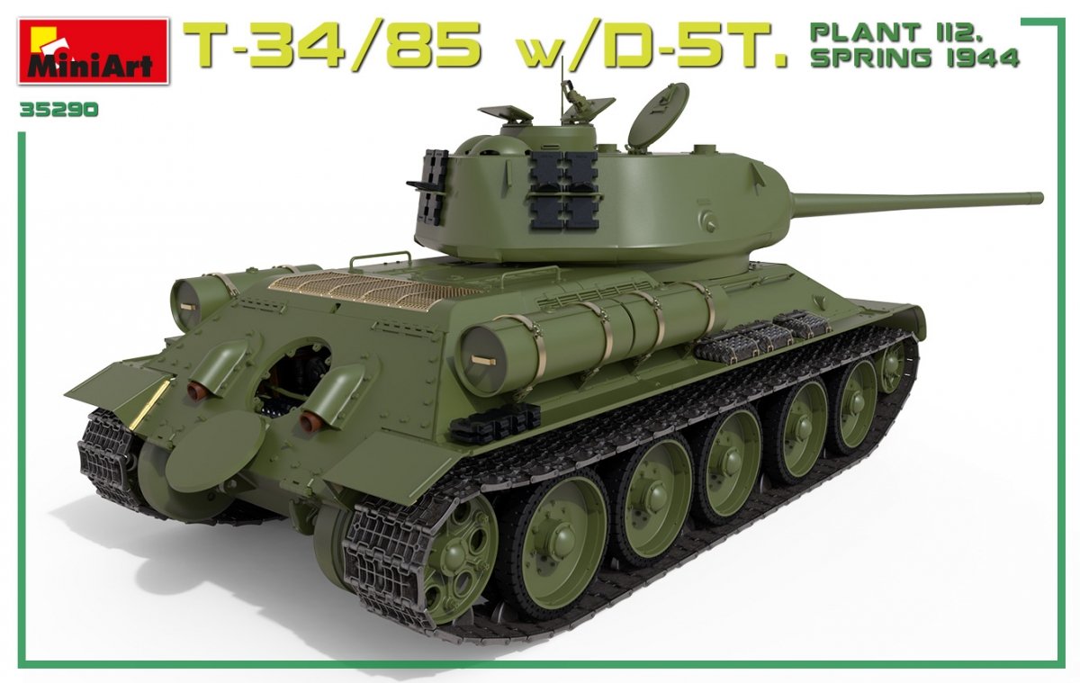 Miniart 35290 T-34/85 w/D-5T. PLANT 112. SPRING 1944. INTERIOR KIT 1/35 – Bild 6
