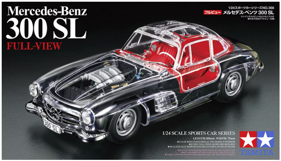 Tamiya 24366 Full-View Mercedes-Benz 300 SL 1/24 – imagen 2