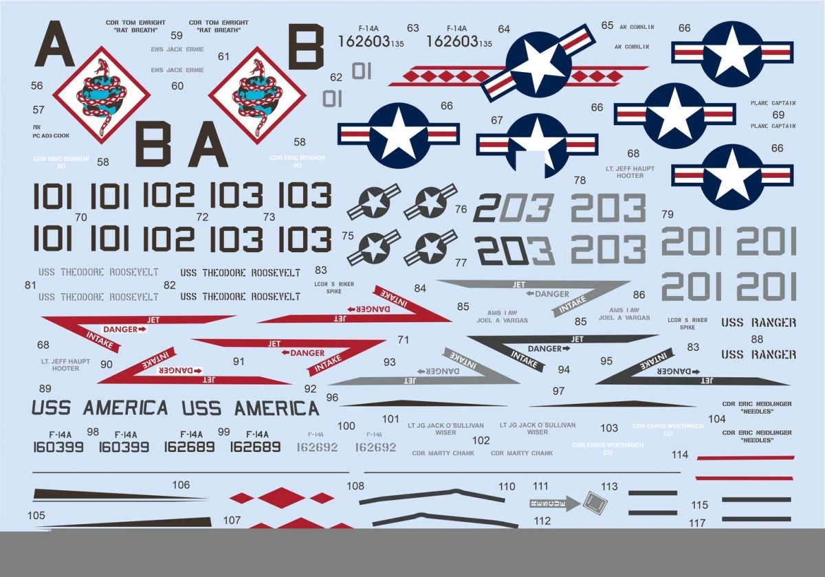 Eduard D48104 F-14A Desert Storm TAMIYA 1/48 – immagine 2