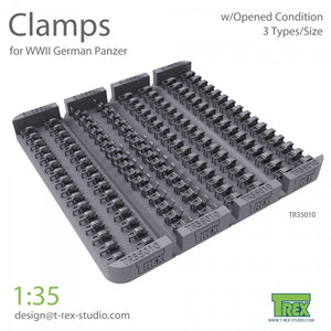 Pinces T-Rex Studio TR35010 pour Panzer allemand, set 1 1/35