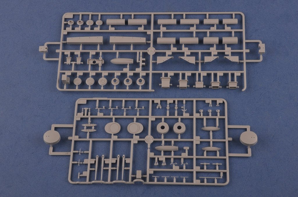 Hobby Boss 86505 French Navy Pre-Dreadnought Battleship Condorcet 1/350 – immagine 5
