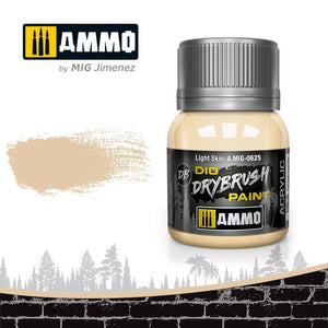 Munitions Mig 0625 DRYBRUSH Peau claire 40 ml