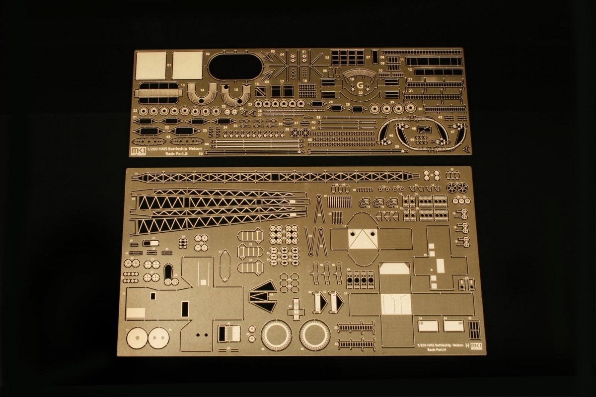MK1 Design MD-20010 HMS Nelson DX Pack 1/200 – imagen 10