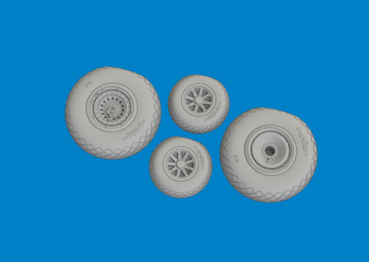 Eduard 672380 B-24H wheels AIRFIX 1/72 – zdjęcie 4
