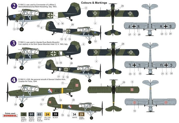 AZ Model AZ7638 Fieseler Fi-156C Storch &amp;quot;Commander/VIP Service&amp;quot; 1/72 – imagen 2