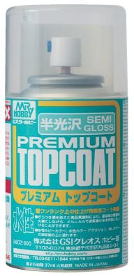 Mr.Hobby B-602 Mr.Premium Top Coat Semi-Gloss