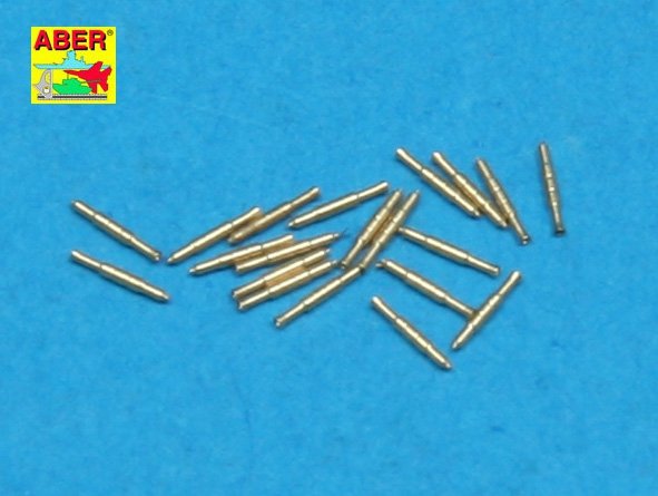 Aber 350L-32 Set of 20 pcs 0,5in (12,7mm) Vickers Mk.III machine gun barrels for Royal Navy ships 1/350