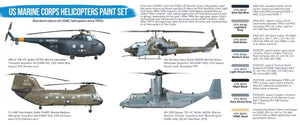 Hataka HTK-BS14 US Marine Corps Helicopters Paint Set (8x17ml) – immagine 2
