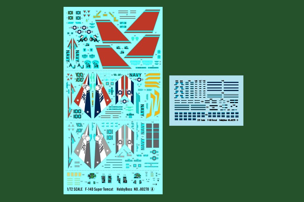 Hobby Boss 80278 F-14d Super Tomcat 1/72 – imagen 4