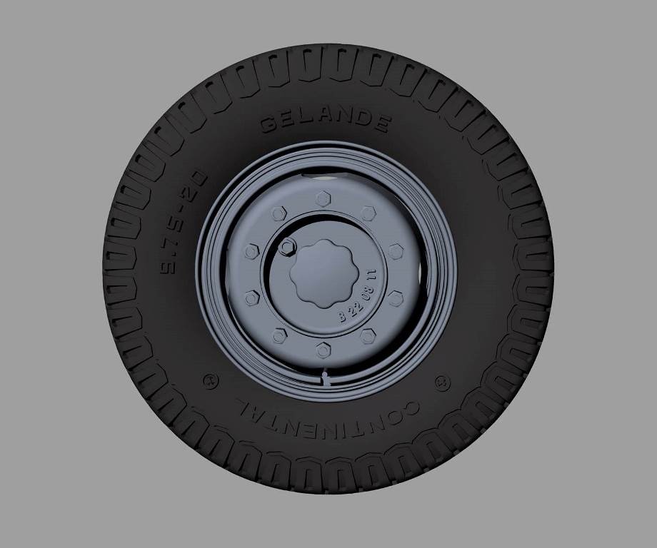 Panzer Art RE35-456 Hanomag SS100 road wheels (Continental) 1/35 – immagine 2