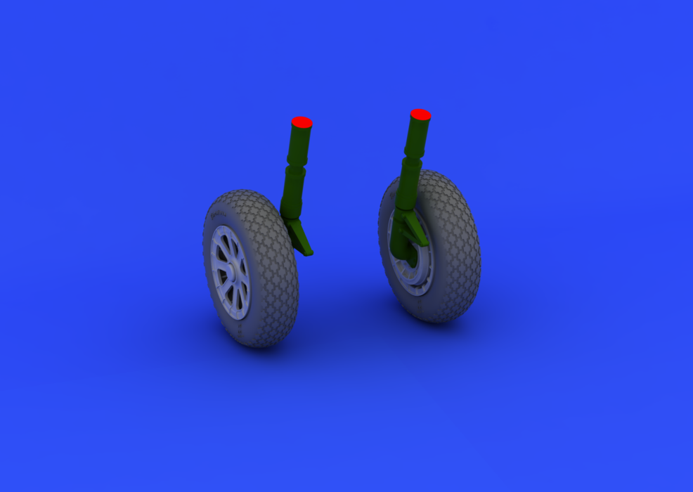 Eduard 632019 F4U-1 wheels 1/32 (Tamiya) – immagine 3