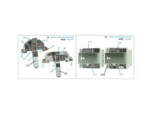 Quinta Studio QDS-48415 F-15D 3D-Printed colored Interior on decal paper (Academy) (Small version) 1/48 – image 2