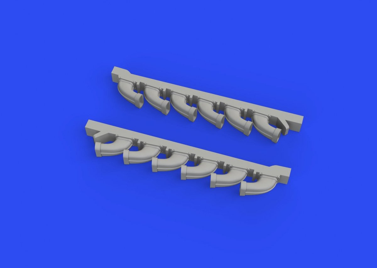 Eduard 672284 S-199 exhaust stacks PRINT EDUARD 1/72 – imagen 3