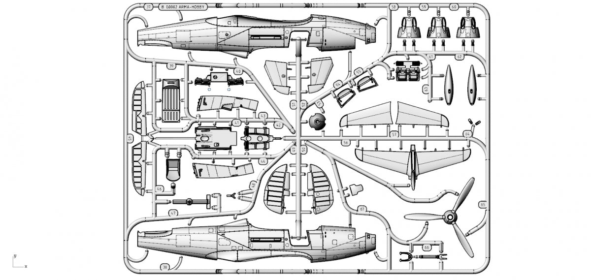 Arma Hobby 40010 P-39Q Airacobra 1/48 – imagen 9