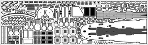 Pontos 35026FN USS BB-63 Missouri 1945 Kit de détails (Pont en bois teinté teck) (1/350) – image 21