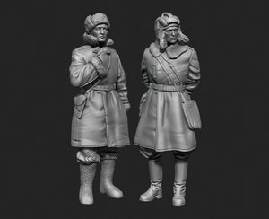 Panzer Art FI35-130 Soviet tank officers in sheepskin coat set 1/35 – imagen 3