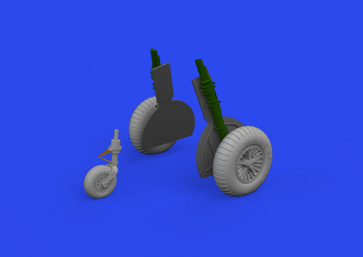 Eduard 644277 Bf 108 spoked wheels LooKplus EDUARD 1/48 – immagine 10
