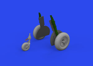 Eduard 644277 Bf 108 spoked wheels LooKplus EDUARD 1/48 – immagine 10
