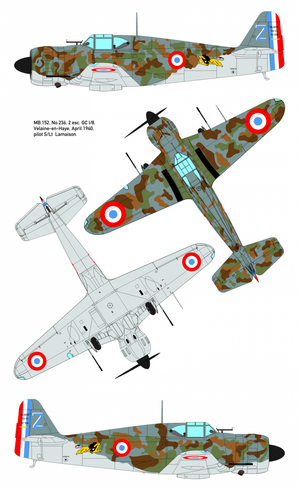 Dora Wings 48019 Bloch MB.152 1/48 – zdjęcie 7