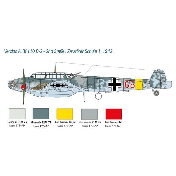 Italeri 2794 MESSERSCHMITT BF-110 C/D 1/48 – imagen 6