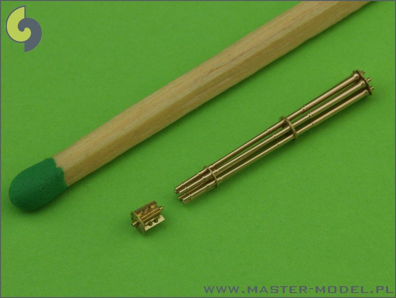 Master AM-72-039 M61 A1 Vulcan - Six-barrelled rotary 20mm cannon - turned barrels with etched barrel clamps – imagen 3