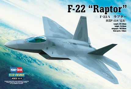 Hobby Boss 80210 F-22A Raptor 1/72