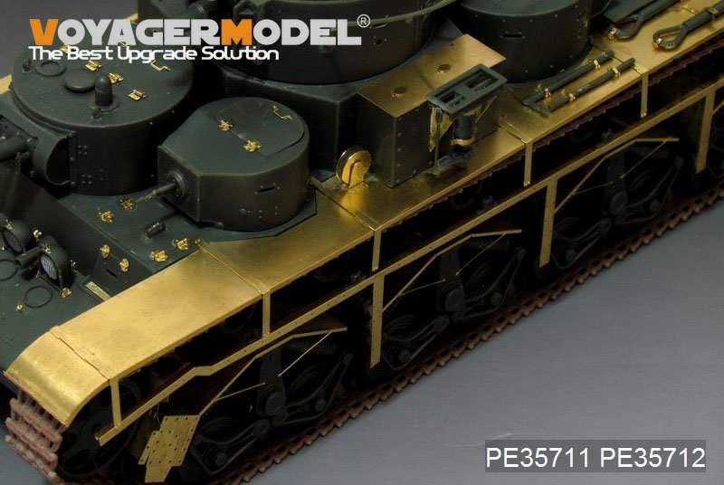 Voyager Model PE35712 WWII Russian T-35 Heavy Tank Fenders/Track Covers (For HobbyBoss 83841) 1/35 – zdjęcie 3