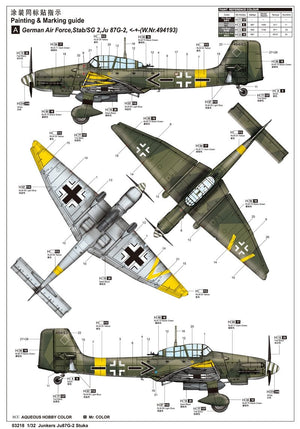 Trumpeter 03218 Junkers Ju 87G-2 Stuka 1/32 – zdjęcie 4