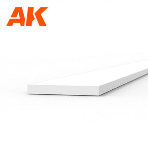 AK Interactive AK6511 STRIPS 0.50 X 4.00 X 350MM – STYRENE STRIP – (10 UNITS) – zdjęcie 2