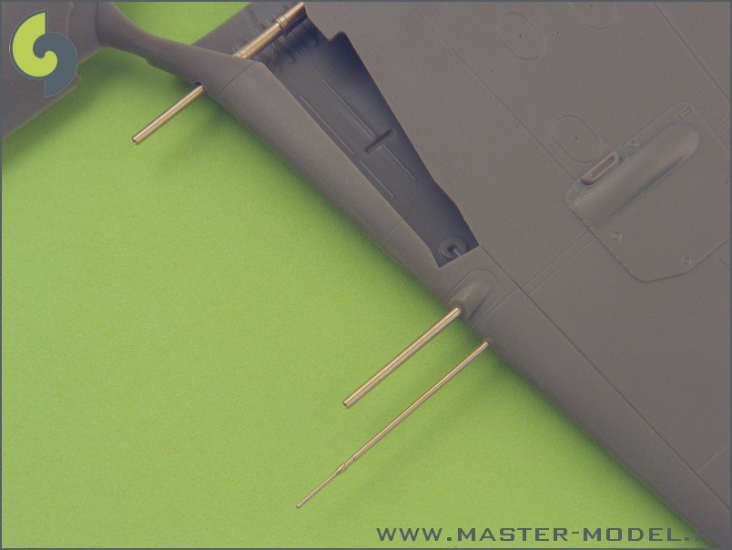 Master AM-48-018 Fw 190 A6 armament set (MG 17 barrel tips, MG 151 barrels, MG 151 fairings) &amp;amp; Pitot Tube 1/48 – imagen 2
