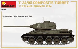 MiniArt 35306 T-34/85 COMPOSITE TURRET. 112 PLANT. SUMMER 1944 1/35 – zdjęcie 5