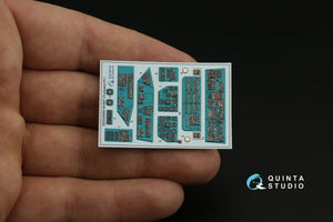 Quinta Studio QDS-48382 Mi-8MT 3D-Printed &amp;amp; coloured Interior on decal paper (Trumpeter) (Small version) 1/48 – immagine 4