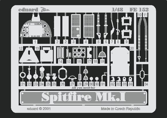 Spitfire Mk. FE152 d'Eduard et Tamiya au 1/48