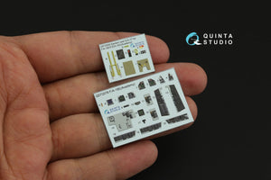 Quinta Studio QD72078 F/A-18E 3D-Printed &amp;amp; coloured Interior on decal paper (Academy) 1/72 – zdjęcie 4